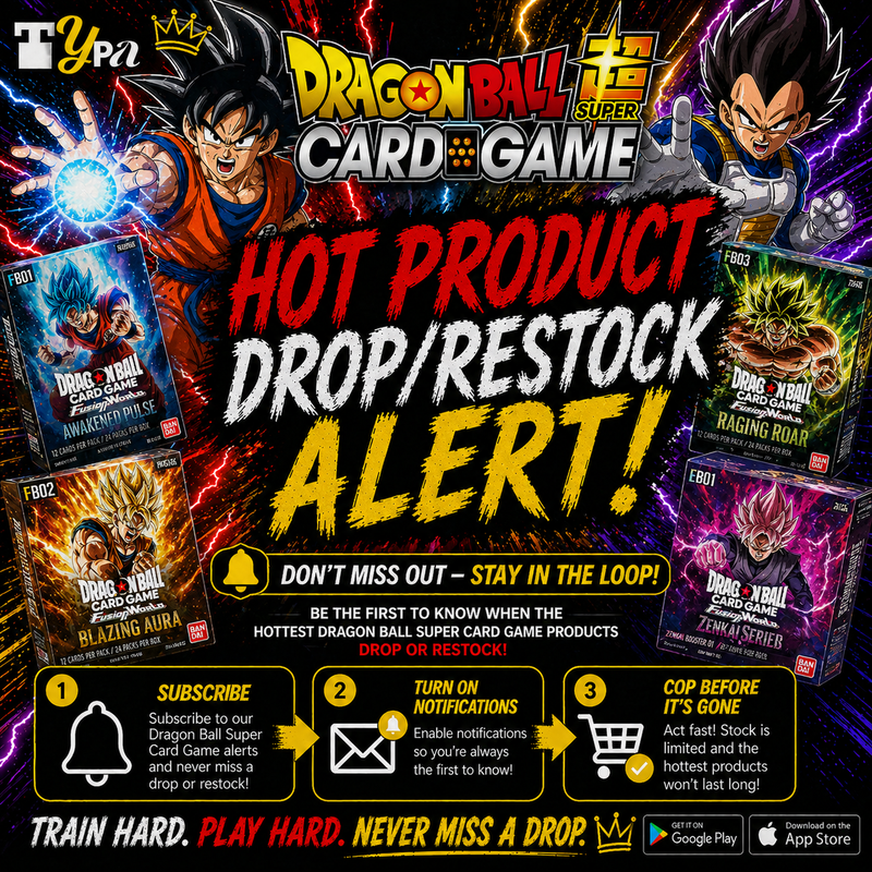 Dragon Ball TCG - Hot Product Alert! (Varies by Site) Tracker & Restock  Alerts | TYPA