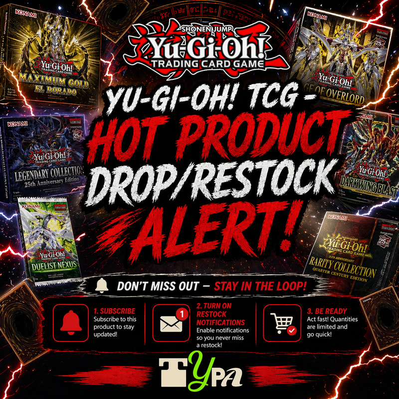 Yu-Gi-Oh! TCG - Hot Product Alert! (Varies by Site) Tracker & Restock  Alerts | TYPA